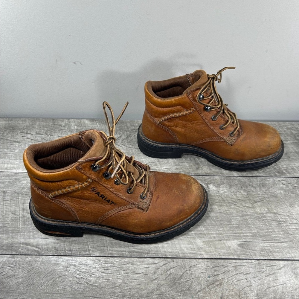 Ariat 10005949 Macey Composite Tow Work Western Brown Womens Riding Boots Size 6